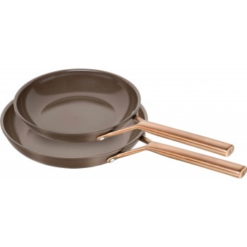 ZWILLING MILANO Zestaw 2 patelni brązowy