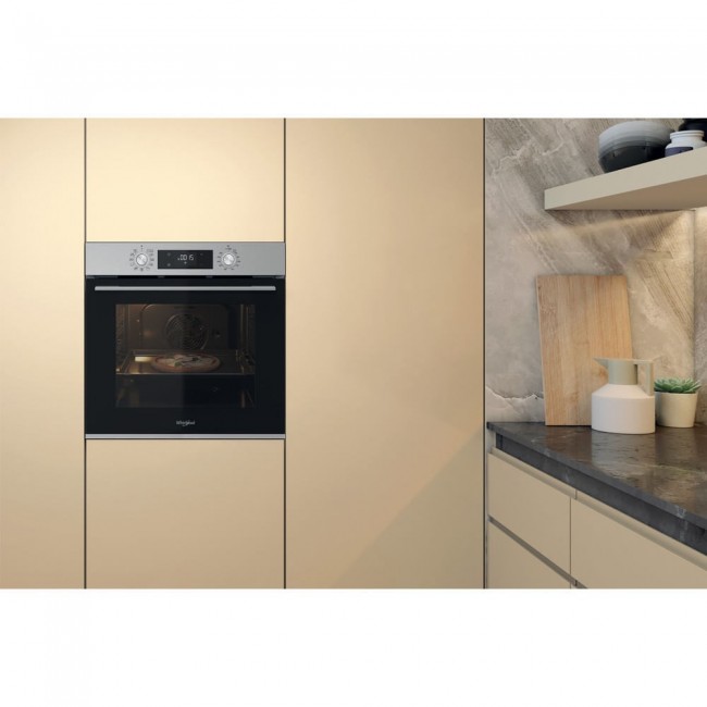Whirlpool OMK58CU1SX 71 L Black, Stainless steel
