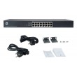 LevelOne GEU-1632 16-Port Gigabit Ethernet Switch, 4-Mode DIP Button, 19