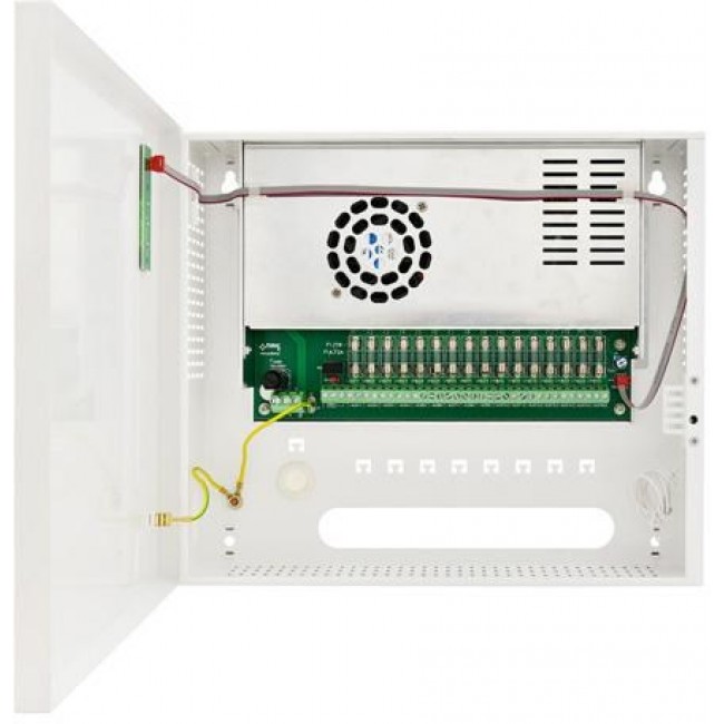 SWITCHED-MODE POWER SUPPLY STABILIZED FOR 16 HD CAMERAS Pulsar HPSDC-12V16X1A 12V/15A/16 1A/TOPIC