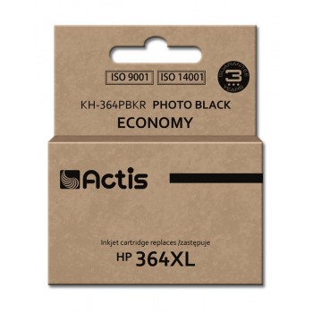 Actis KH-364PBKR Ink Cartridge (replacement for HP 364XL CB322EE Standard 12 ml black, photo)