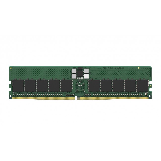 Kingston Technology 32GB, DDR5, 4800MT/s, ECC, Unbuffered, DIMM, CL40, 2RX8, 1.1V, 288-pin Kingston Technology 32GB, DDR5, 4800MT/s, ECC, Unbuffered, DIMM, CL40, 2RX8, 1.1V, 288-pin