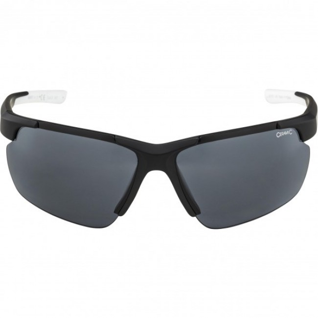 Alpina Sports DEFEY HR Running glasses Semi rimless Black, White Alpina Sports DEFEY HR Running glasses Semi rimless Black, White
