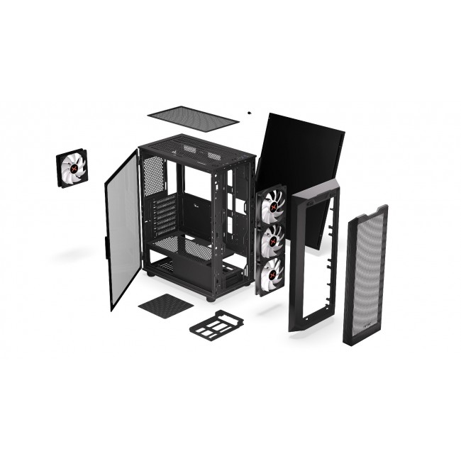 KRUX Orona Midi Tower Black KRUX Orona Midi Tower Black