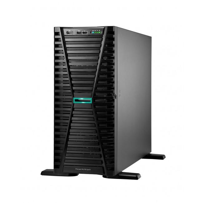 HPE ProLiant ML110 Gen11 4410Y 2.0GHz 12-core 1P 32GB-R VROC 8SFF 1000W RPS Server HPE ProLiant ML110 Gen11 4410Y 2.0GHz 12-core 1P 32GB-R VROC 8SFF 1000W RPS Server