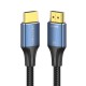 Vention Cotton Braided HDMI-A Male to Male HD Cable 8K 5M Blue Aluminum Alloy Type Vention Cotton Braided HDMI-A Male to Male HD Cable 8K 5M Blue Aluminum Alloy Type