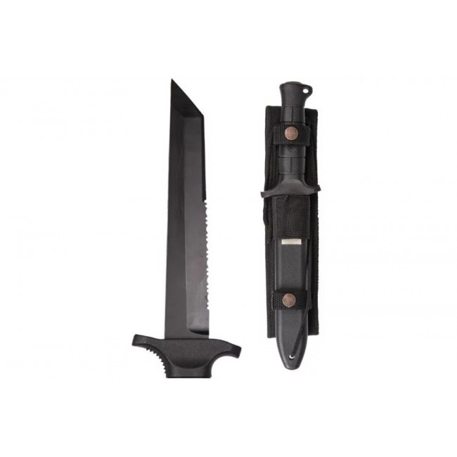 Mil-Tec German Combat Knife Black 2000 steel 440 Mil-Tec German Combat Knife Black 2000 steel 440