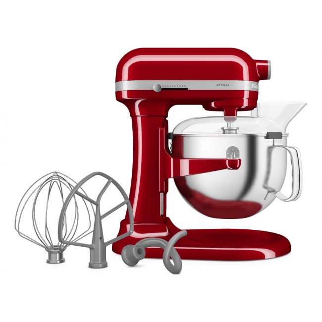 KitchenAid 5KSM60SPXEER Stand mixer 375 W Grey, Red, Stainless steel