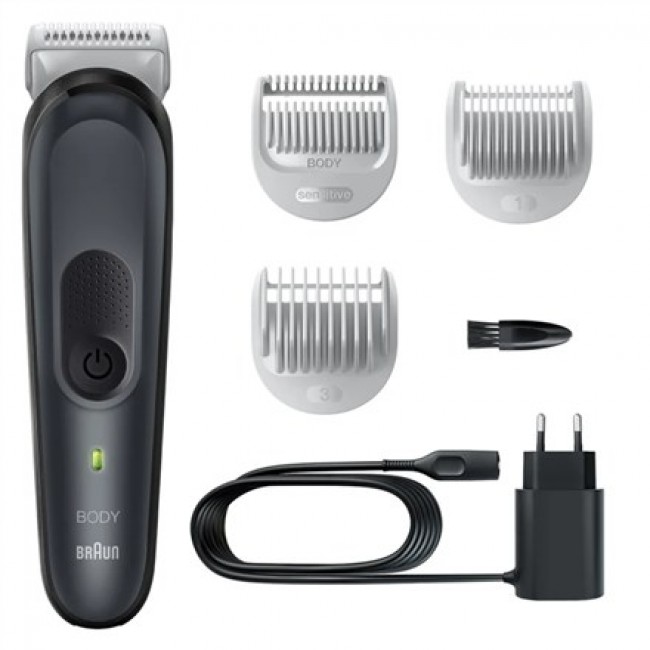 Braun Body Groomer BG3340 Cordless and corded Black/Grey