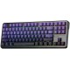 AULA Gasket F87 Pro Keyboard Black Purple GrayWoodV4 RGB