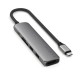 Satechi ST-P6SM interface hub USB Type-C 10000 Mbit/s Grey