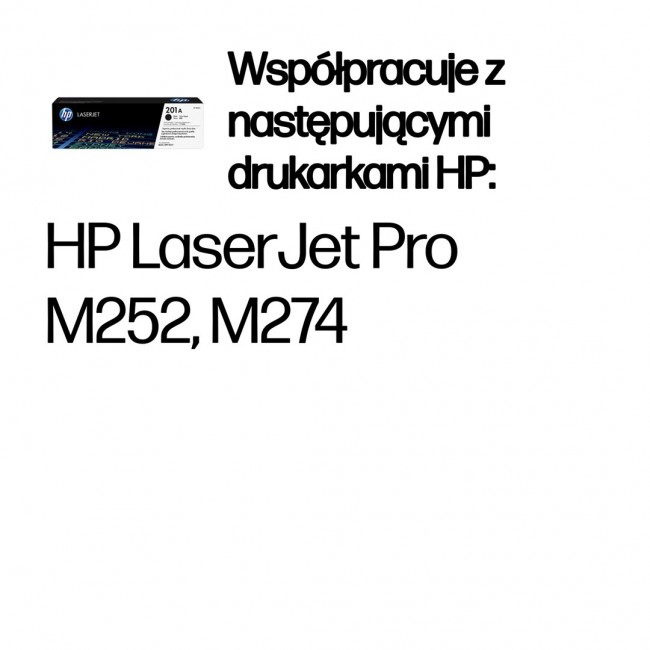 HP 201A Black Original LaserJet Toner Cartridge HP 201A Black Original LaserJet Toner Cartridge