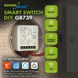 GreenBlue Flush-Mount WiFi Relay, Android/iOS/Alexa/Google Home, 100 240 V AC, 50/60 Hz, max. 16 A, for 150 W LEDs, GB739 GreenBlue Flush-Mount WiFi Relay, Android/iOS/Alexa/Google Home, 100 240 V AC, 50/60 Hz, max. 16 A, for 150 W LEDs, GB739