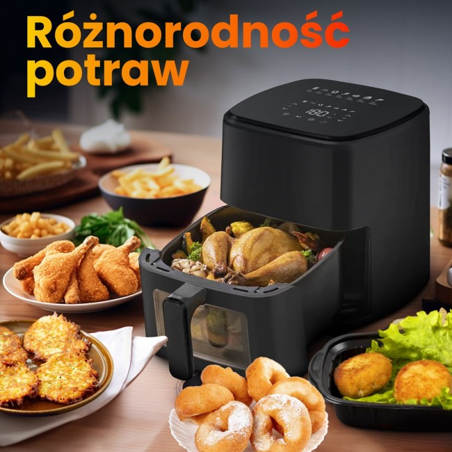 Extralink Home SJ-500 5L Single 1500 W Hot air fryer Black