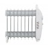 Mesko Home MS7805 Indoor White 1000 W Oil electric space heater