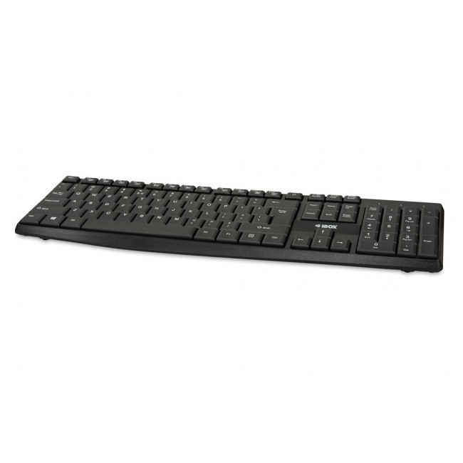 iBox IKC2010B keyboard Home USB QWERTY English Black