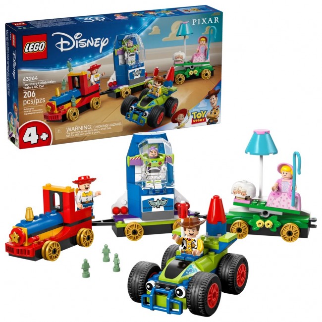 LEGO DISNEY 43264 Toy Story - Celebration Train and RC Car