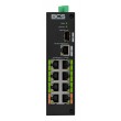 BCS BCS-L-SP08E01G-1SFP(2) Unmanaged Fast Ethernet (10/100) Power over Ethernet (PoE) DIN rail Black