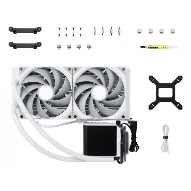 TRYX PANORAMA 280 Processor Liquid cooling kit 14 cm White 1 pc(s) TRYX PANORAMA 280 Processor Liquid cooling kit 14 cm White 1 pc(s)