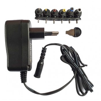 PUSH-IN POWER SUPPLY 3-12V 2.25A 1m. 3V 4.5V 5V 6V 7.5V 9V 12VDC ADJUSTABLE ESPE