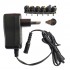 PUSH-IN POWER SUPPLY 3-12V 2.25A 1m. 3V 4.5V 5V 6V 7.5V 9V 12VDC ADJUSTABLE ESPE