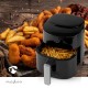 Nedis KAAF160BK fryer Single 4.2 L Stand-alone 1300 W Hot air fryer Black