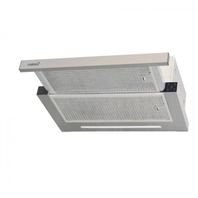 CATA Hood | ATH 61X | Telescopic | Energy efficiency class A+ | Width 60 cm | 605 m3/h | Touch control | LED | Silver Grey CATA Hood | ATH 61X | Telescopic | Energy efficiency class A+ | Width 60 cm | 605 m3/h | Touch control | LED | Silver Grey