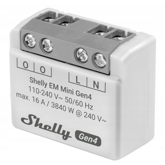 Shelly EM Mini Gen4 WiFi smart energy consumption monitor