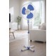 Esperanza EHF001WB, 16 '' standing fan, White/Blue