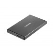 NATEC RHINO GO enclosure USB 3.0 for 2.5'' SATA HDD/SSD, black Aluminum NATEC RHINO GO enclosure USB 3.0 for 2.5'' SATA HDD/SSD, black Aluminum