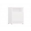 GALAX 30/1D WHITE BEDSIDE TABLE
