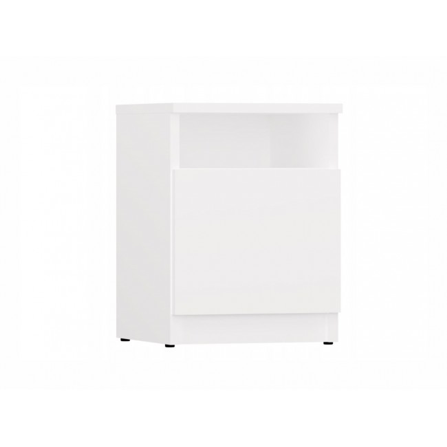 GALAX 30/1D WHITE BEDSIDE TABLE