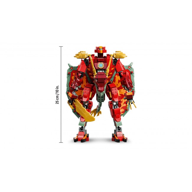 LEGO NINJAGO 71868 Wyldfyre's Transforming Dragon Mech