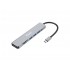 Equip USB-C 7 in 1 Multifunctional Adapter, HDMI 4K/60Hz, USB 3.2 Gen1 x 3 , TF/MICRO SD, 100W USB PD