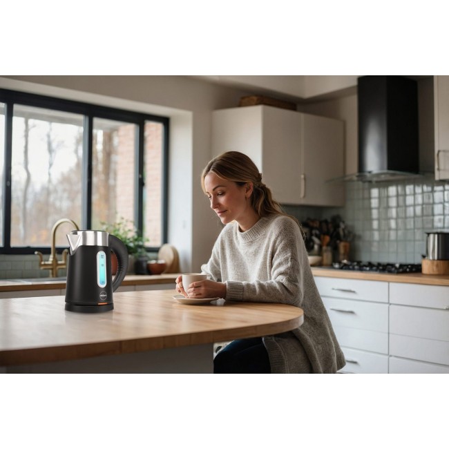 ELDOM C185 C TRIPO CORDLESS KETTLE 0.8 L 1000 W BLACK ELDOM C185 C TRIPO CORDLESS KETTLE 0.8 L 1000 W BLACK