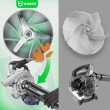 Petrol leaf blower W43434 WUBER