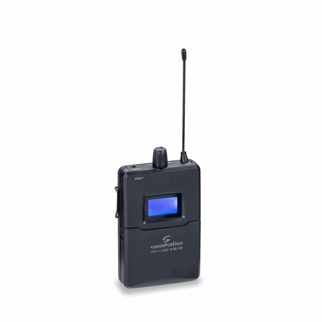 Soundsation WF-U199 RX - dodatkowy odbiornik ods uchu dousznego ze s uchawkami, UHF 606-613,5 MHz