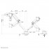 Neomounts DS70S-950WH2 Monitor arm 17-35