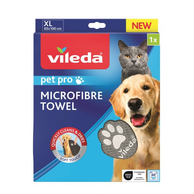 Vileda PET PRO L microfibre pet towel