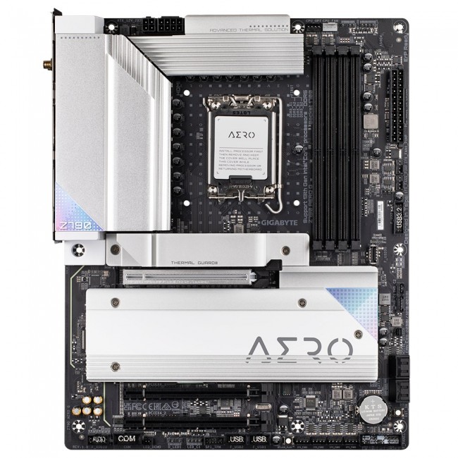 GIGABYTE Z790 AERO G Motherboard - Supports Intel Core 14th CPUs, up to 7600MHz DDR5 (OC), 1 PCIe 5.0+4xPCIe 4.0 M.2, Wi-Fi 6E, 2.5GbE LAN, USB 3.2 Gen 2x2