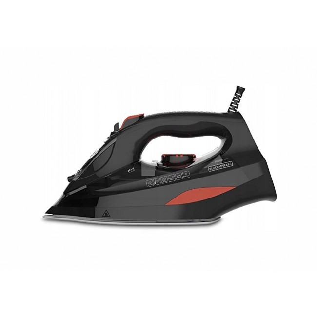 Steam iron Black+Decker BXIR3000E (3000W black) Steam iron Black+Decker BXIR3000E (3000W black)