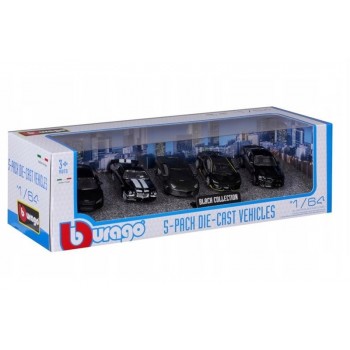 BBU 1:64 BBurago 5-Pack BlackCollection 59150BK