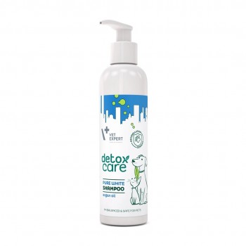 VET EXPERT Detox Care Pure White Shampoo - shampoo for dogs and cats - 250 ml