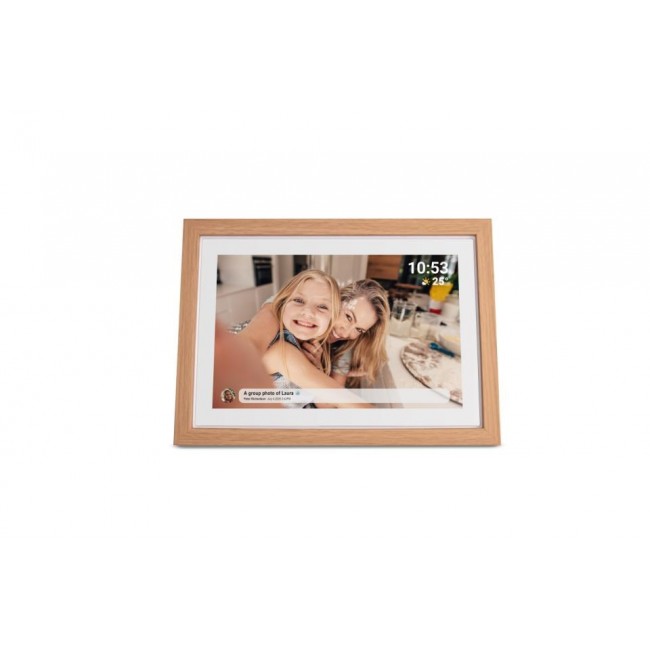 Denver PFF-1040LW digital photo frame Wood 25.6 cm (10.1