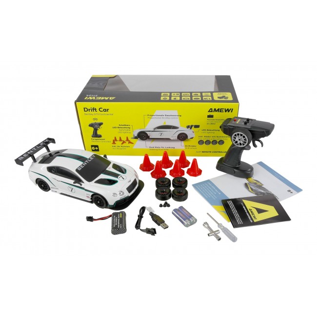 Amewi Bentley GT3 Radio-Controlled (RC) model Drift car Electric engine 1:18