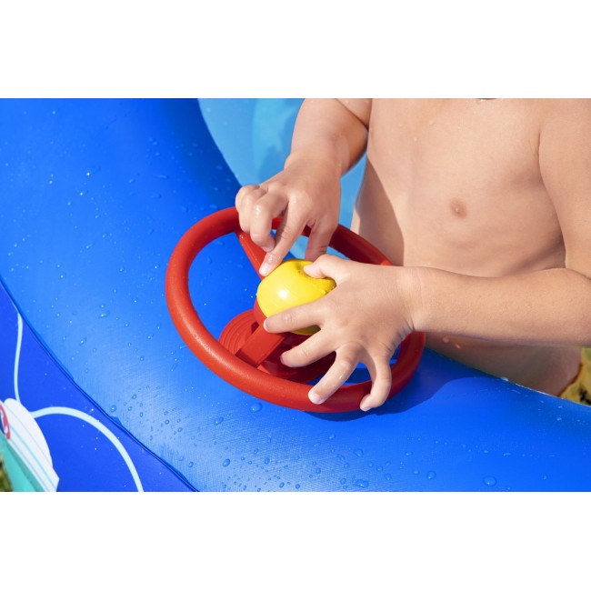 Inflatable pool+canopy 213x155x132 B54370