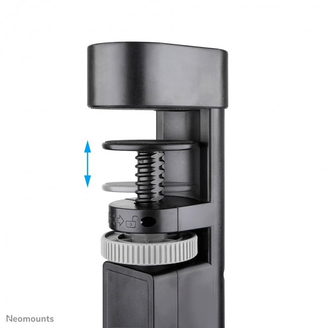 Neomounts DS22-840BL6 Desk socket with clamp and USB-C and USB-A ports - Quick charge