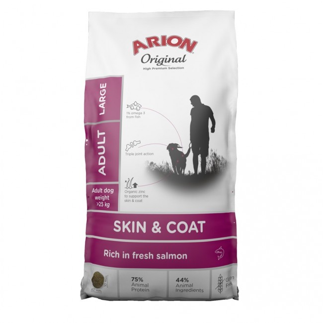 ARION Original Skin & Coat Large Salmon - dry dog food - 12kg