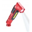 TROIKA ECO KNICKLICHT Red Hand flashlight + Headband flashlight COB LED
