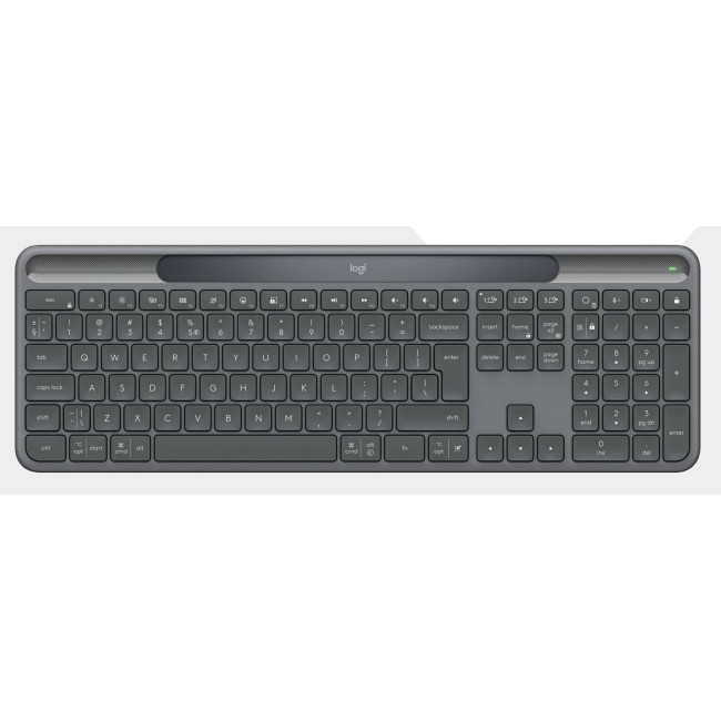 Logitech Signature Slim Solar + K980 for Business keyboard Universal RF Wireless + Bluetooth QWERTZ German Graphite